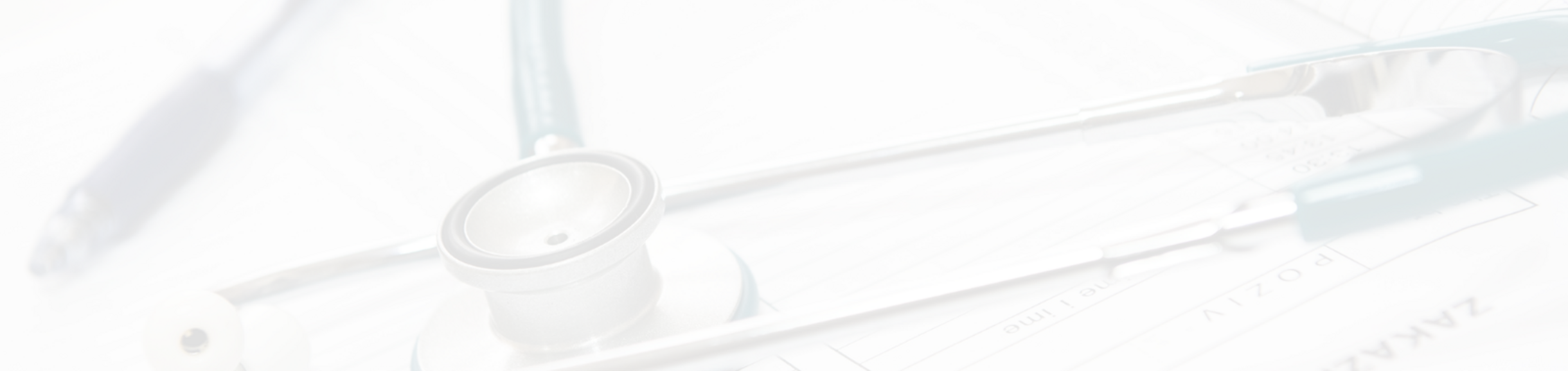 A photo of stethoscope in a black and whote photo.